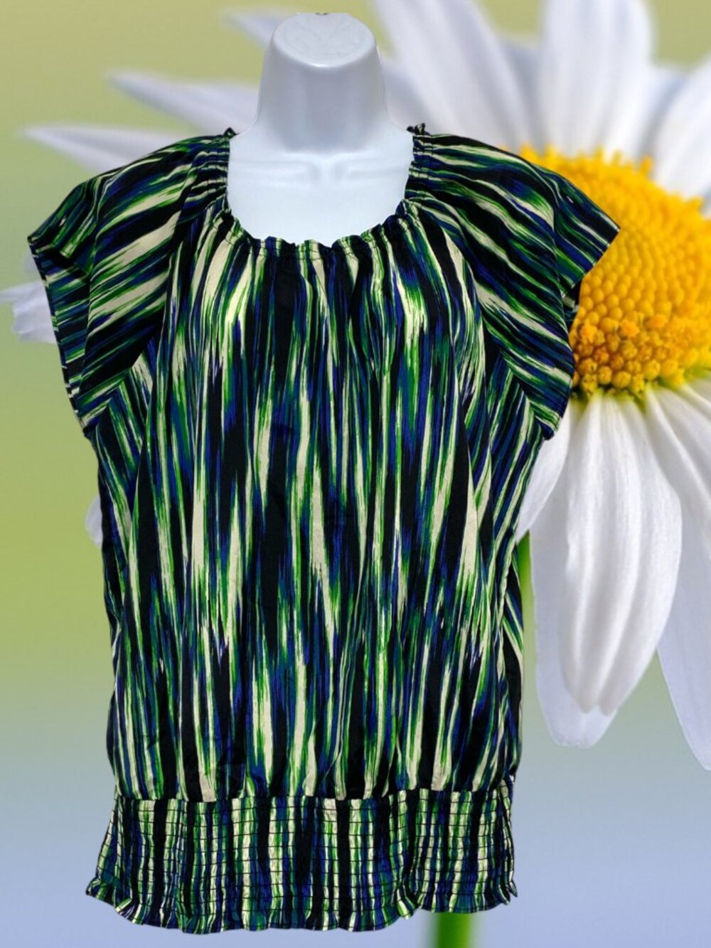 Michael Kors-Women's XL Pullover Top Light Weight Short Sleeve-Polyester